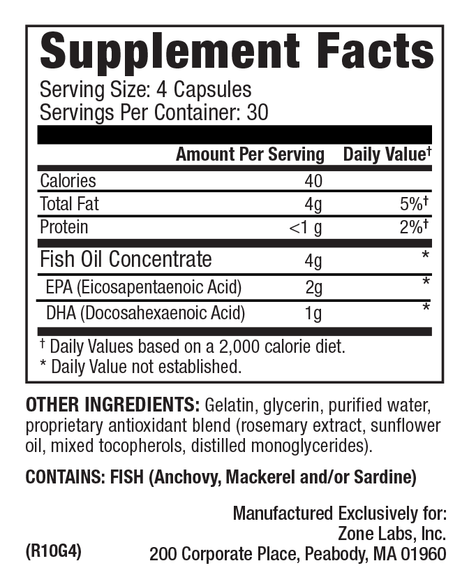 Dr. Sears’ OmegaRx 2 – 120 Capsules